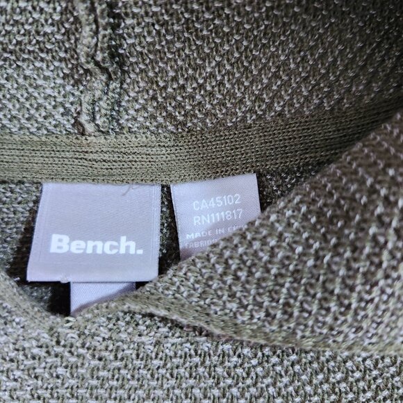 Bench Sweater Men's XXL Long Sleeve Green Pullover Hooded Long Sleeve Top - Picture 5 of 9